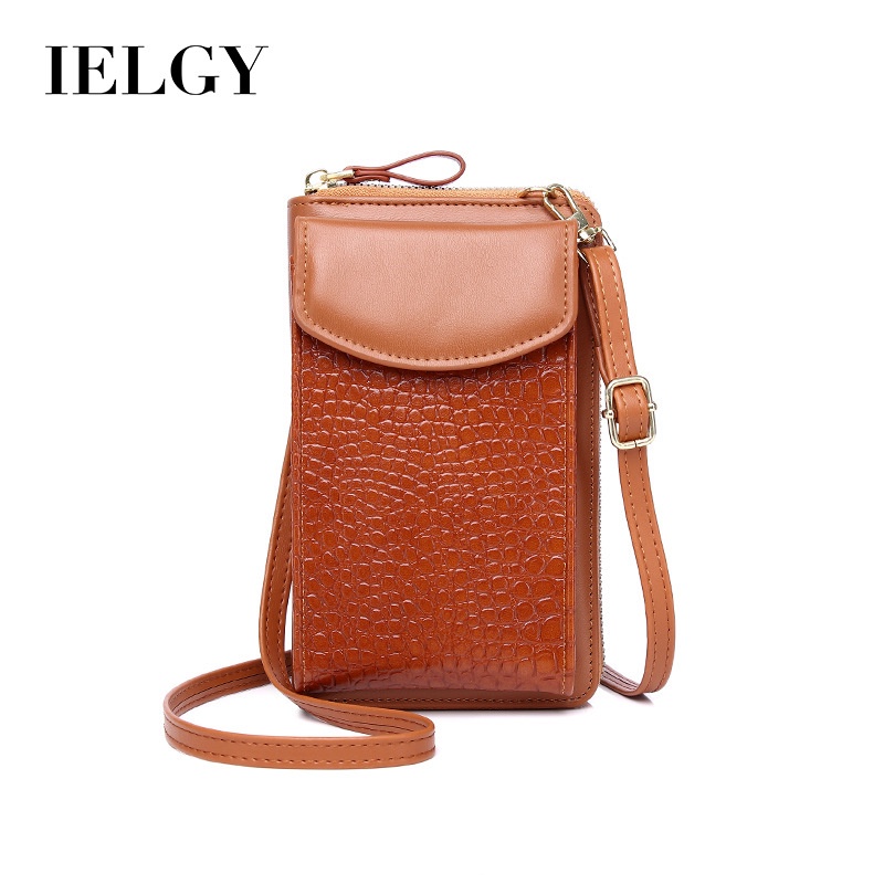 Túi đeo vai IELGY mini đựng điện thoại đa năng thời trang cho nữ