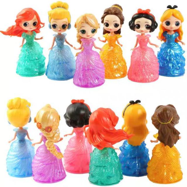 Búp bê disney thay váy siêu xinh