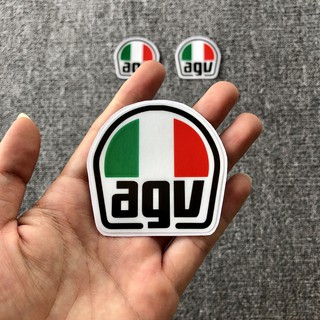 Combo 3 Logo AGV kích thước 6,5 x 6,5 (cm)