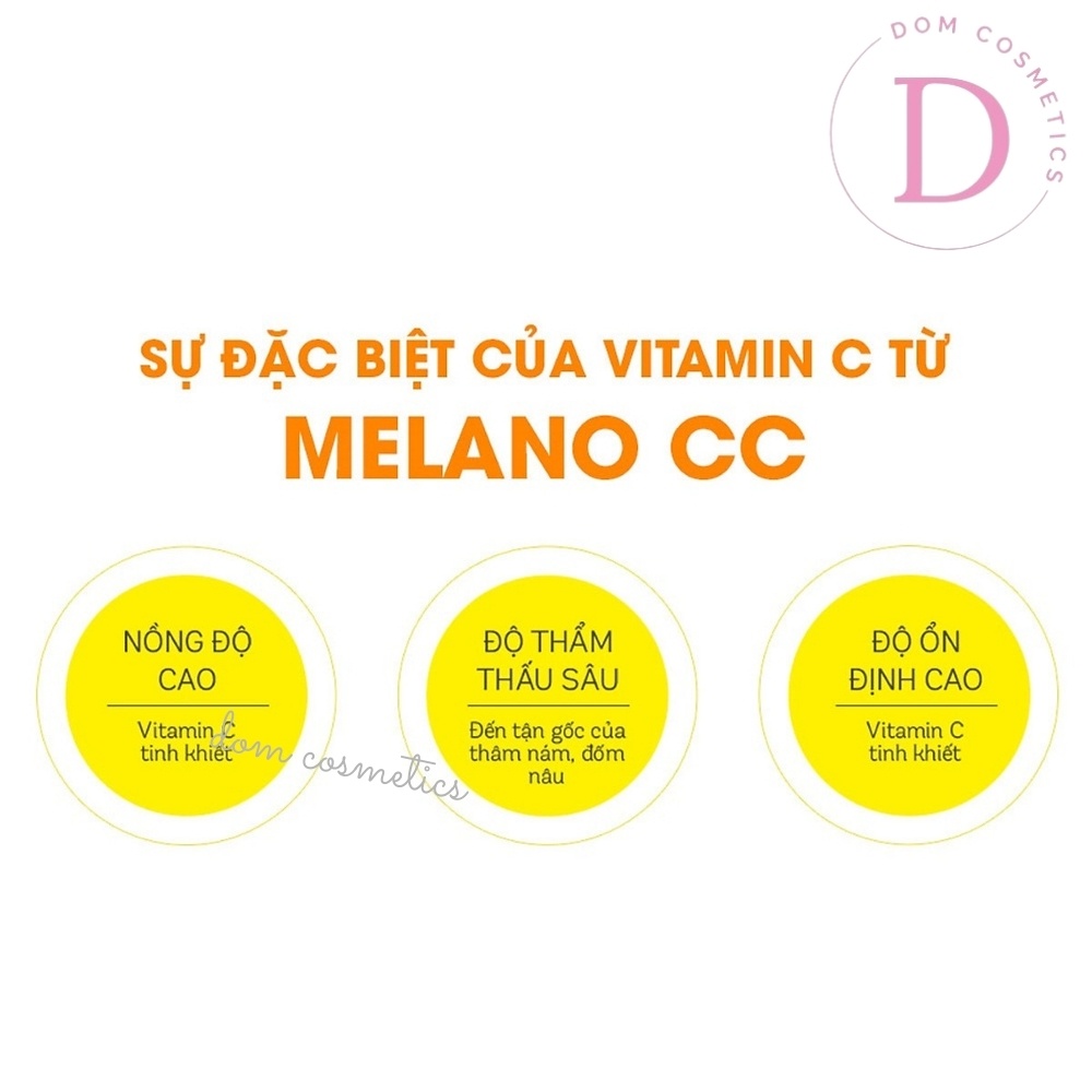 [ CHÍNH HÃNG ] Tinh chất dưỡng trắng da Melano CC Whitening Essence màu vàng 20ml | BigBuy360 - bigbuy360.vn
