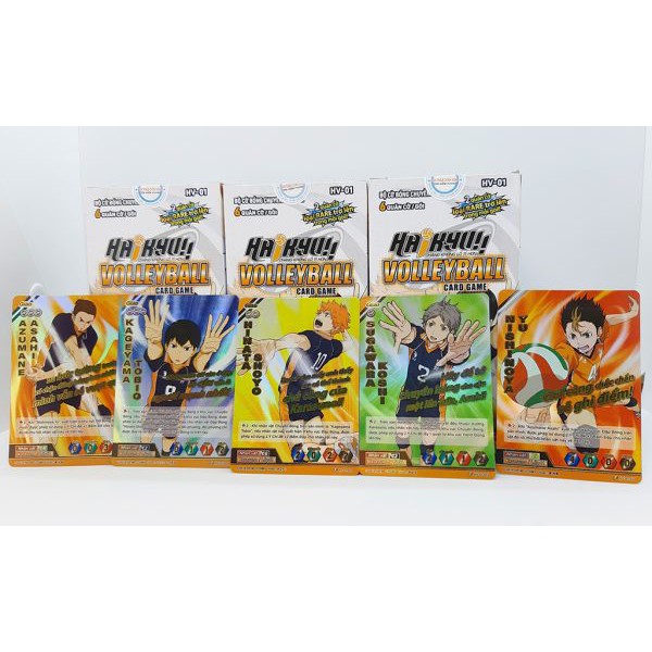 Bộ cờ bóng chuyền Haikyu - HV-01 Hộp mở rộng - Hộp/24 gói