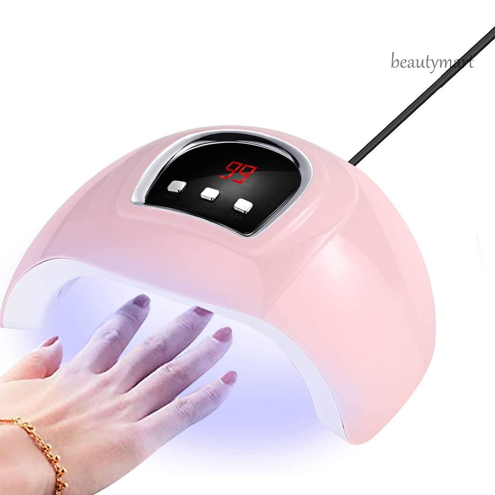 [Hàng mới về] Đèn hong khô sơn móng tay thông minh 18LED nhanh chóng có 3 chế độ hẹn giờ tiện lợi MM