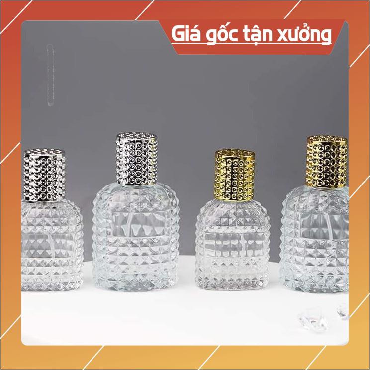 Chai lọ đựng nước hoa gai 30ml,50ml valentino đựng dầu thơm , phụ kiện du lịch