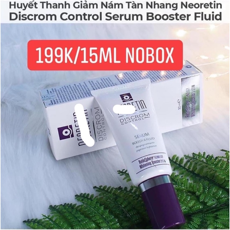 Serum Booster Fluid của Neoretin 15ML nobox