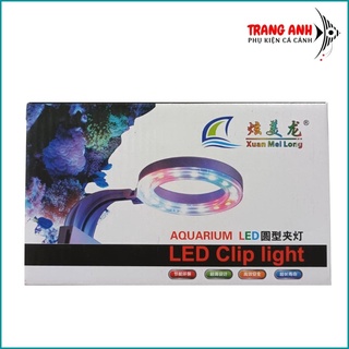 Đèn Led bể cá mini hình tròn Cho bể cá cảnh, bể thủy sinh để bàn