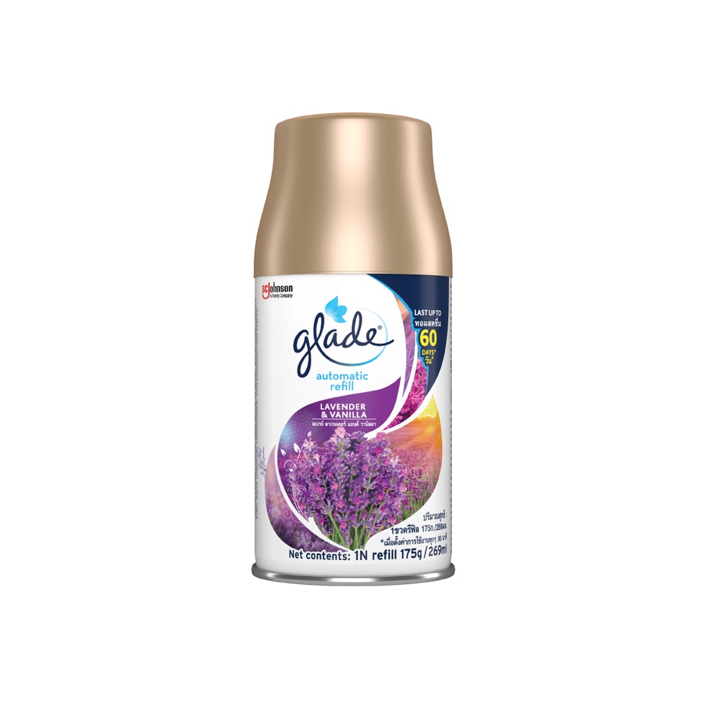 [Nhâp FMCGMALLMT-Giảm 12%-Đơn 250K] GLADE Lõi xịt thơm phòng tự động Hương Lavender 175g