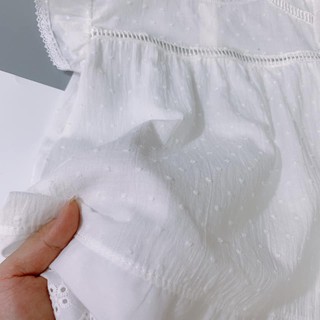 Váy thô trắng cho bé yêu