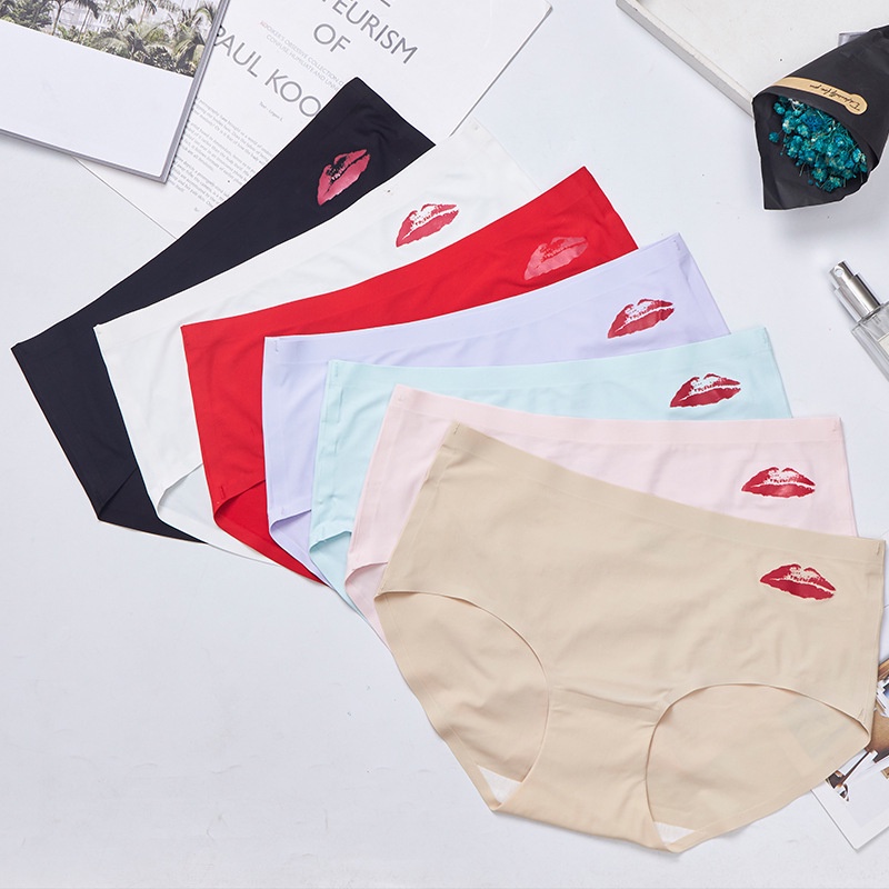 Quần Lót Nữ Đúc Su, Quần Lót Su Thun Lạnh Cao Cấp Hình Môi Không Đường May ZANA BRA L11