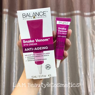 KEM MẮT NỌC RẮN BALANCE Snake Venom Eye Cream 15ml