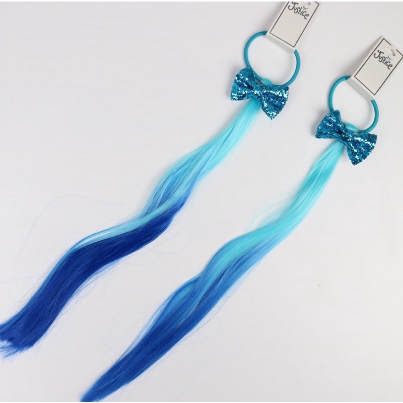 Dây buộc tóc Ombre Pony tail xuất dư siêu xinh, tóc giả cho bé