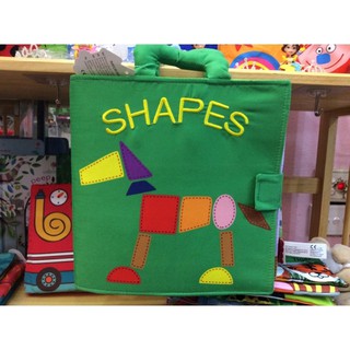 Sách vải kỹ năng Shapes chủ đề hình khối màu sắc