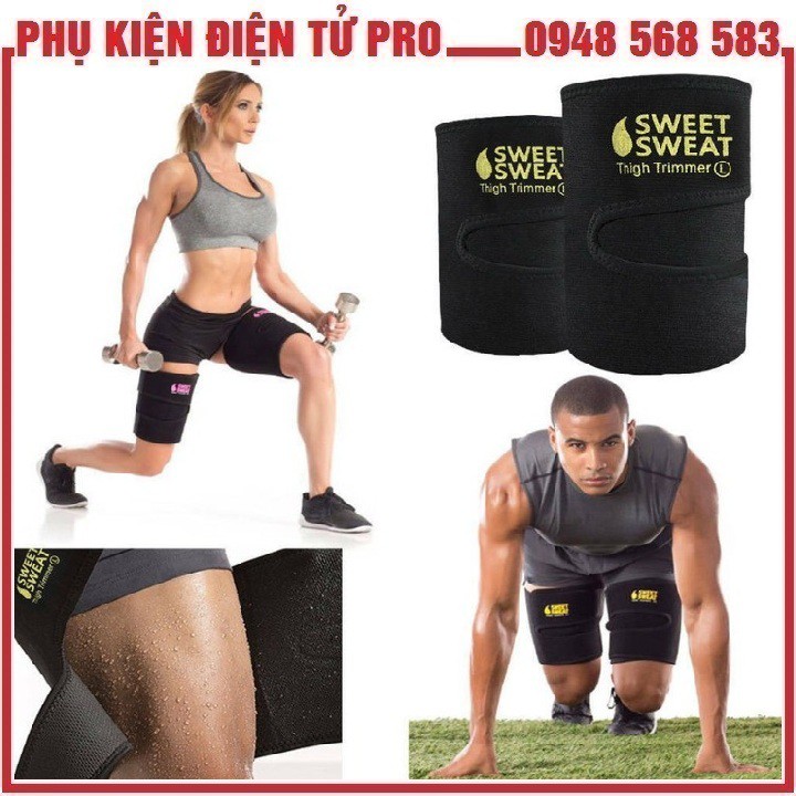 BỘ HAI ĐAI QUẤN GIẢM MỠ ĐÙI SWEET SWEAT THIGH TRIMMER