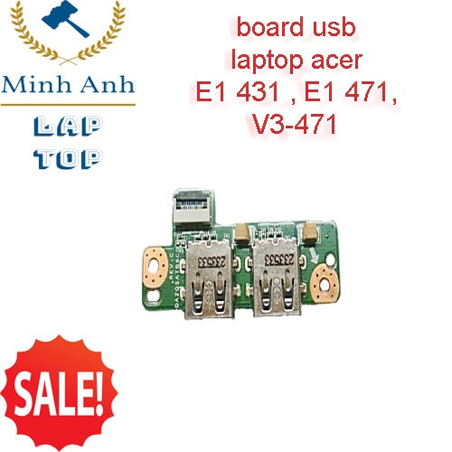 Board phụ cổng usb laptop acer E1-431 E1-471 V3-471