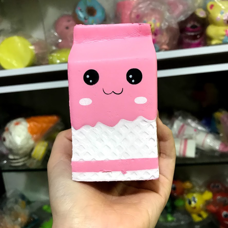 Squishy hộp sữa 12cm rất chậm tăng có mùi thơm và mềm (tặng kèm bao bì)