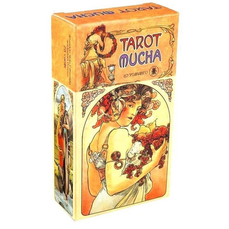 READY!!! SHIP FAST!! Bộ bài Tarot Tarot Mucha Card Deck Tarot full English Card Game