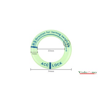 Vòng Phản Quang Dán Ổ Khóa Xe Máy