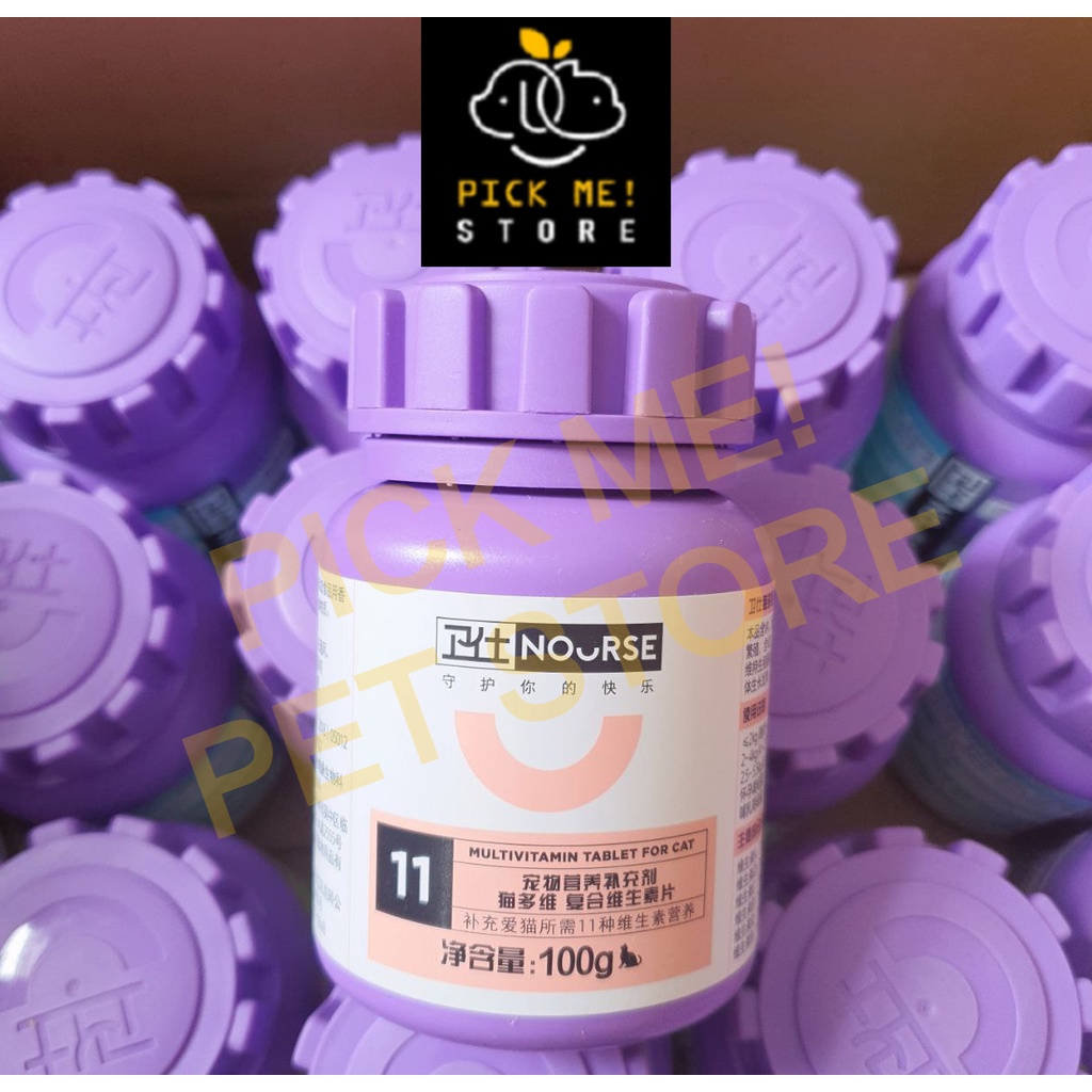 Viên NOURSE dinh dưỡng, Sữa Dê cho MÈO - 09 22 11 12 15 18 19 21 26 28 29 37- Hộp 200 viên