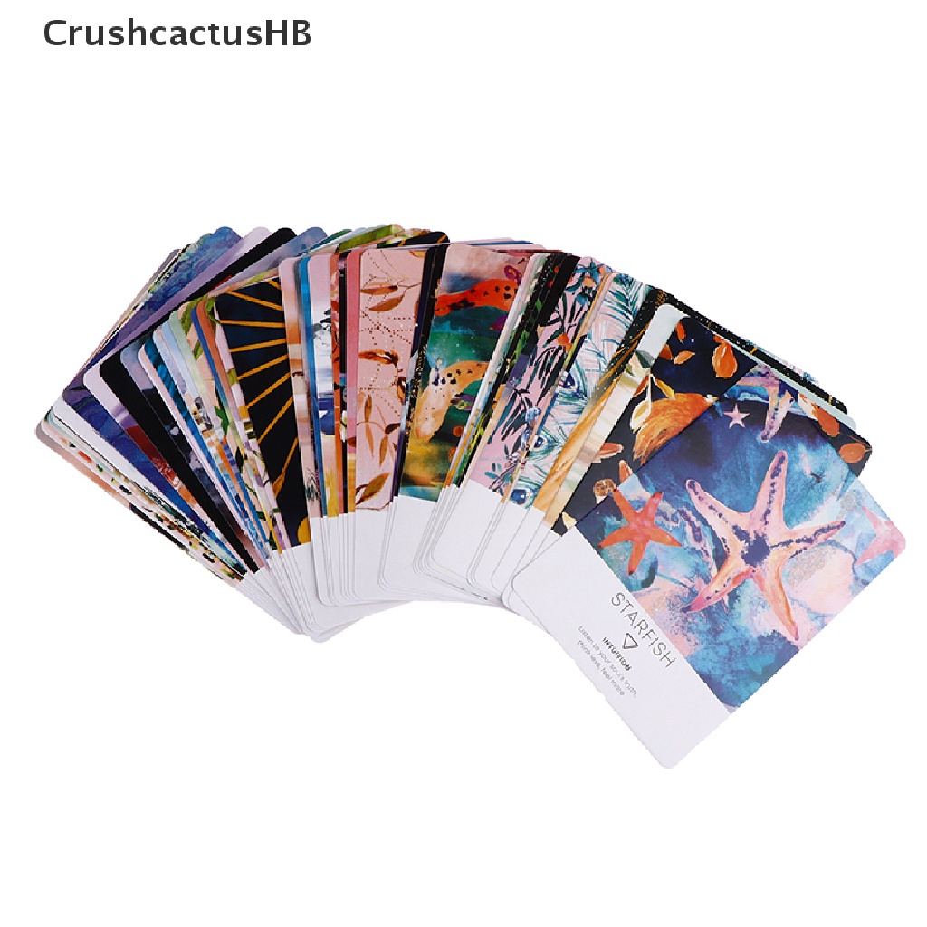 [CrushcactusHB] Spirit Animal Wisdom Oracle Card Tarot Prophecy Divination Deck Party Board Game Hot Sell