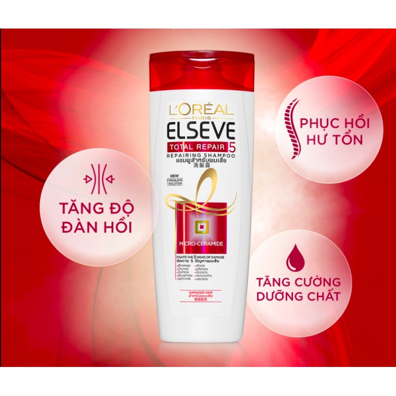 Dầu gội phục hồi hư tổn L'oreal Paris Elseve (330ml)