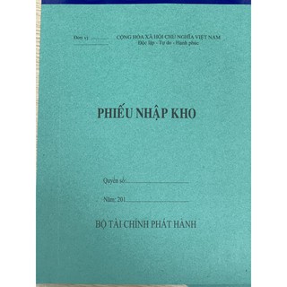 Phiếu xuất/nhập kho 1 liên A4 1 Liên