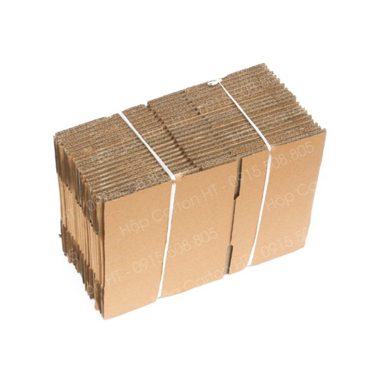 Combo 80 Hộp Giấy Gói Hàng 20x15x10 Thùng Carton Đóng Hàng Phụ Kiện Nhỏ Chất Liệu Carton 3 Lớp Dày Dặn - Hộp Carton HT