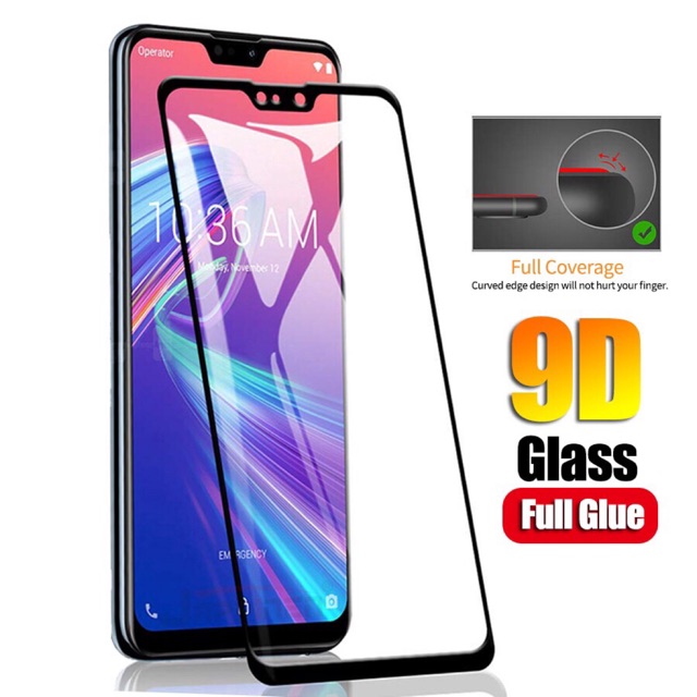 Kính cường lực 9D cho Zenfone Max Pro M2/ ZB631 Full keo màn hình cao cấp