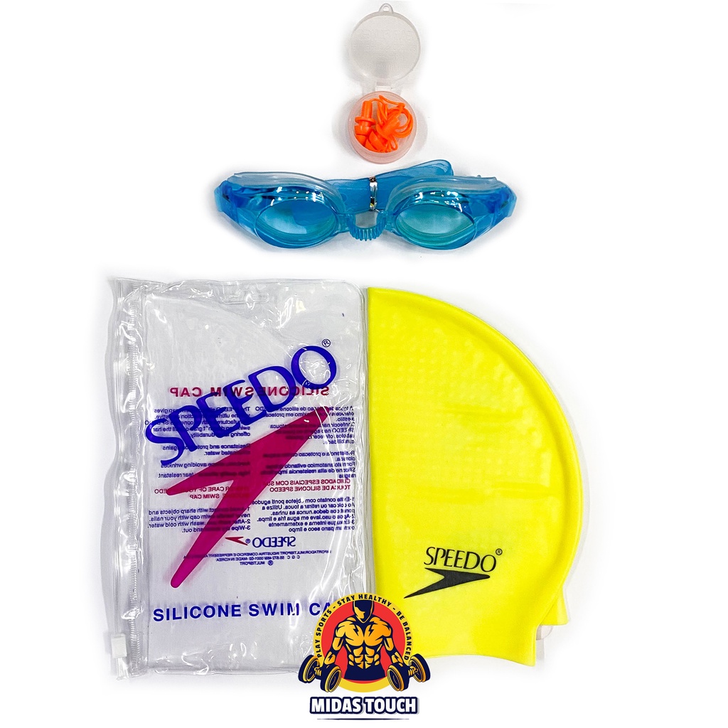 Combo Kính Bơi BALANCE Trẻ Em và Nón Bơi Chất Liệu Silicone Co Giãn Tốt Thoải Mái Form Ôm