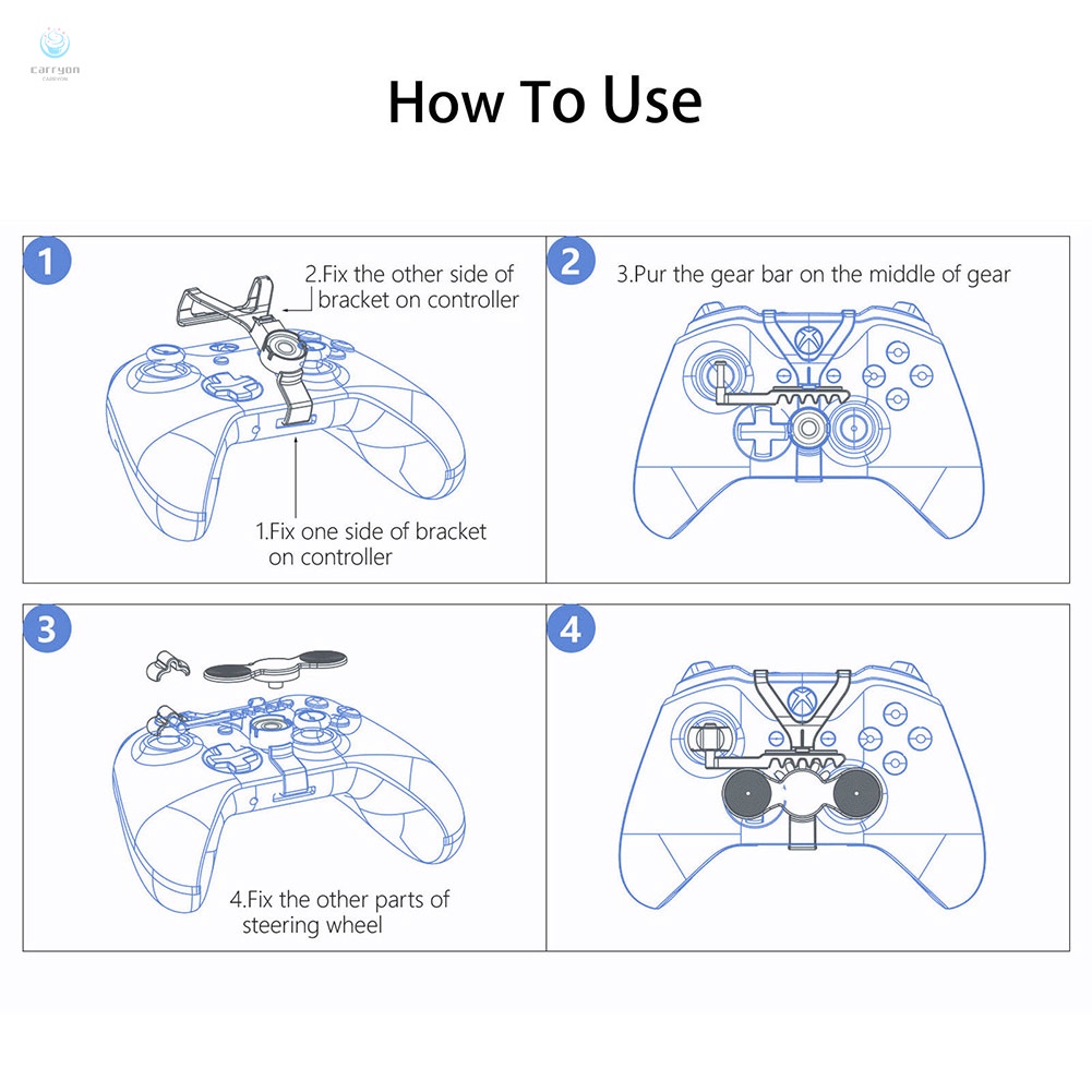 Vô Lăng Mini Thay Thế Cho Tay Cầm Xbox One S / X