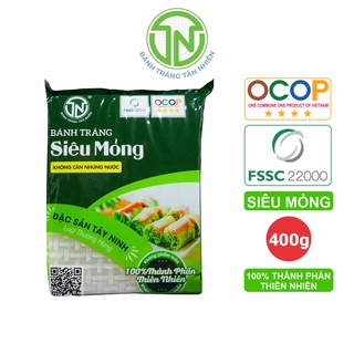 Bánh Tráng Gạo Tân Nhiên 400g, Đặc Sản Tây Ninh - Làm gỏi cuốn, bánh tráng trộn, ăn vặt