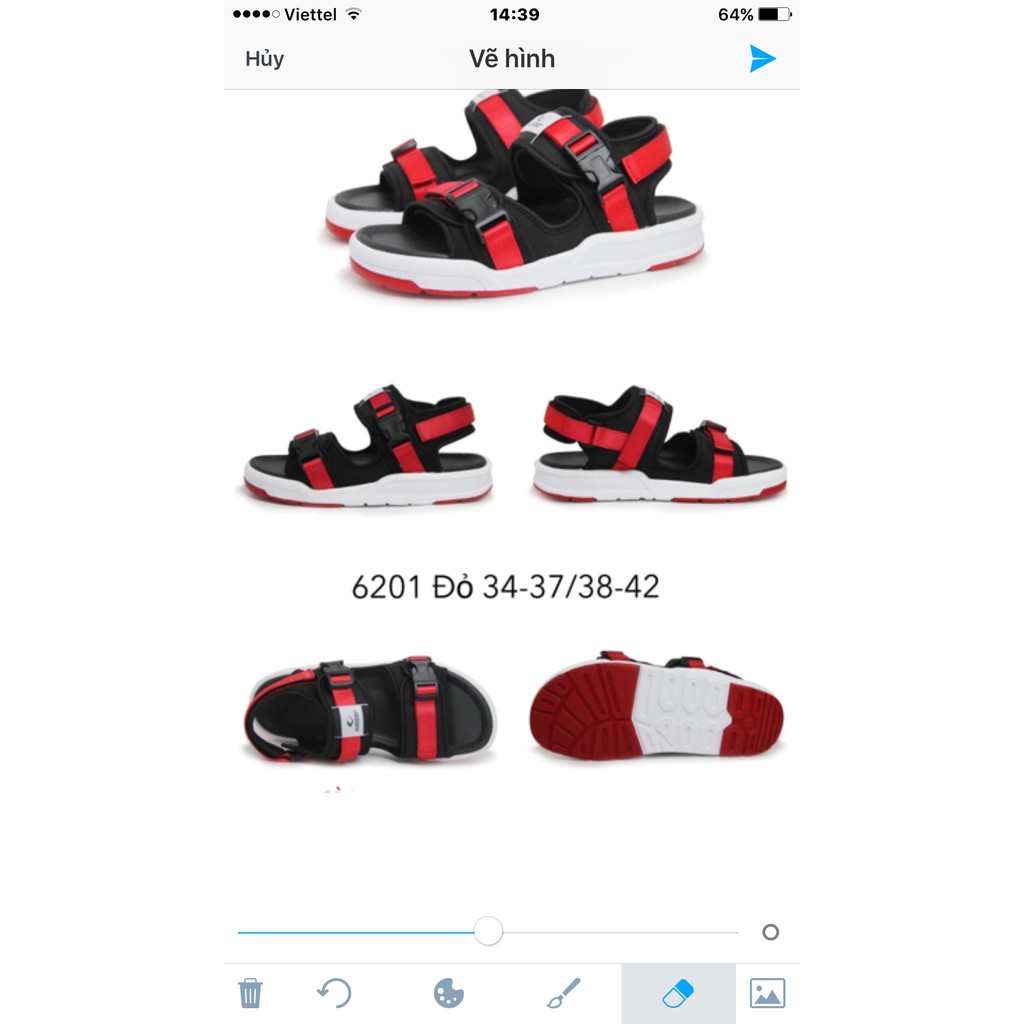 Bán sỉ, bán lẻ Sandal Kaido nam, nữ mã 6201