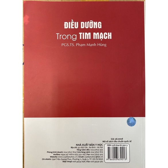 Sách - Điều dưỡng trong tim mạch