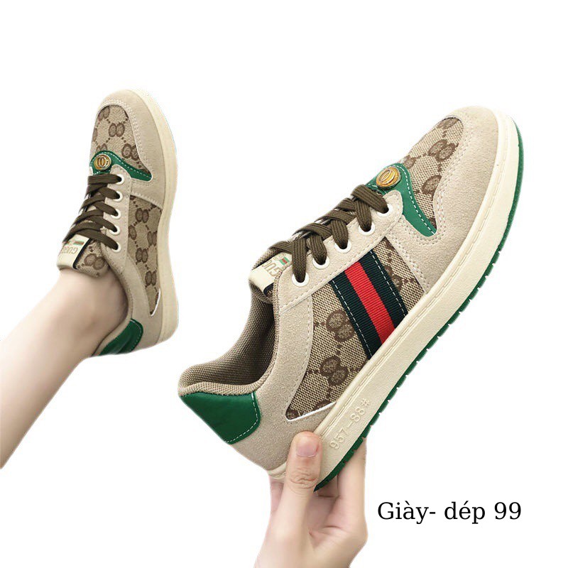 Giày nữ hot , giày thể thao nữ GUCCI 3 vạch siêu đẹp, mẫu siêu xinh hot trend năm 2021 | BigBuy360 - bigbuy360.vn