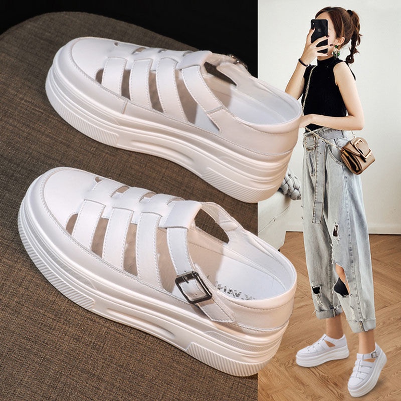 Giày Sandal Thể Thao Đế Dày Thời Trang Mùa Hè 2022 Mới Cho Nữ