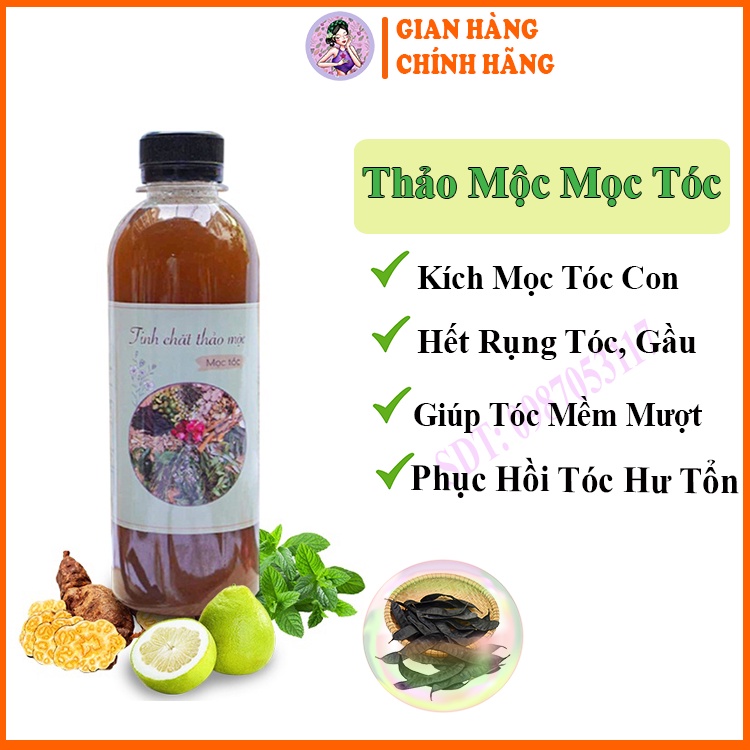 Tinh Chất Thảo Mộc Mọc Tóc, Tóc Mọc Siêu Nhanh, Siêu Dài, Siêu Dày, Mộc Nhan Natural