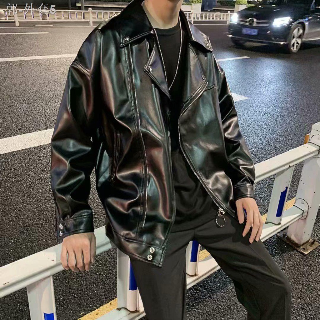 Áo Khoác Da Mẫu 2021 jaket lelaki Hàn Quốc Thời Trang Xuân Thu Cho Nam