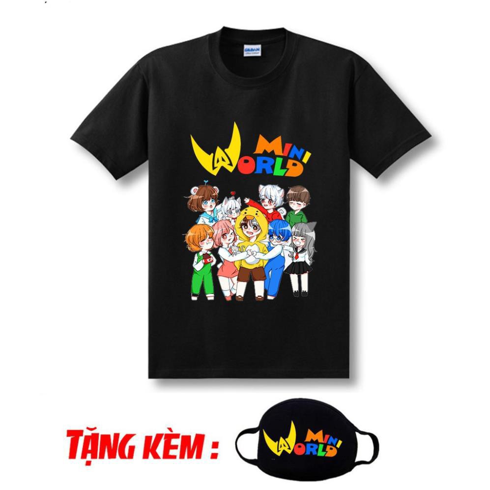 BST áo thun Hero Team V2 - Mini World mẫu mới đẹp kèm bịt mặt siêu ngầu bán chạy nhất