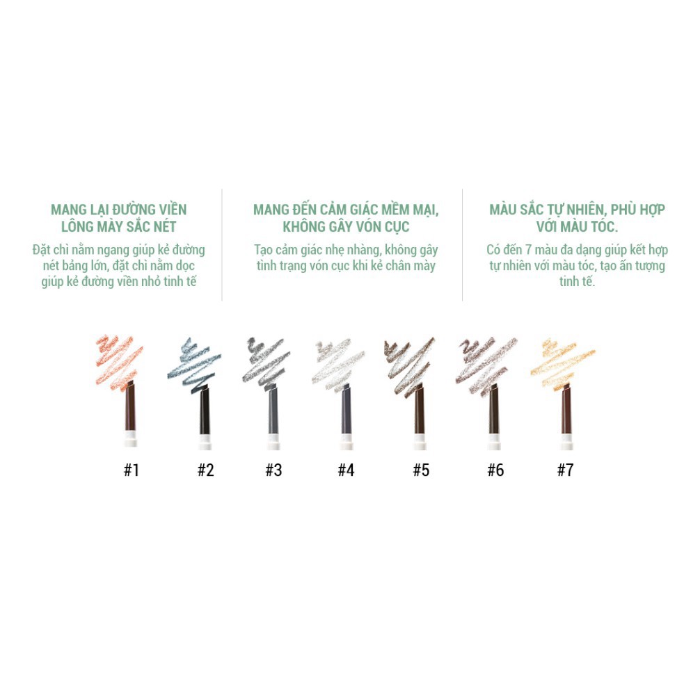 [G03] Chì kẻ chân mày innisfree Auto Eyebrow Pencil 0.3g S004 | BigBuy360 - bigbuy360.vn