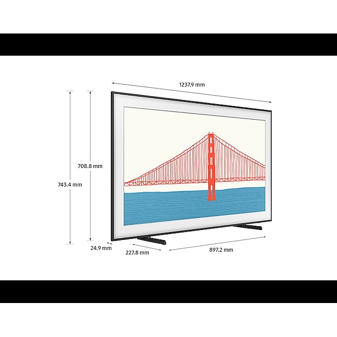 [Mã ELBAU7 giảm 7% đơn 5TR] Smart Tivi The Frame QLED Samsung 4K 55 inch QA55LS03AAKXXV - Miễn phí lắp đặt