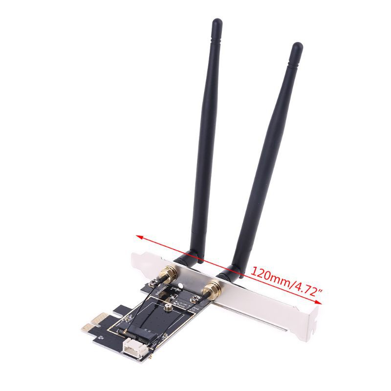 Thẻ Chuyển Đổi Không Dây Pcie-1X Sang Ngff-Ekey Pcie Cho Laptop PC Wifi Wlan