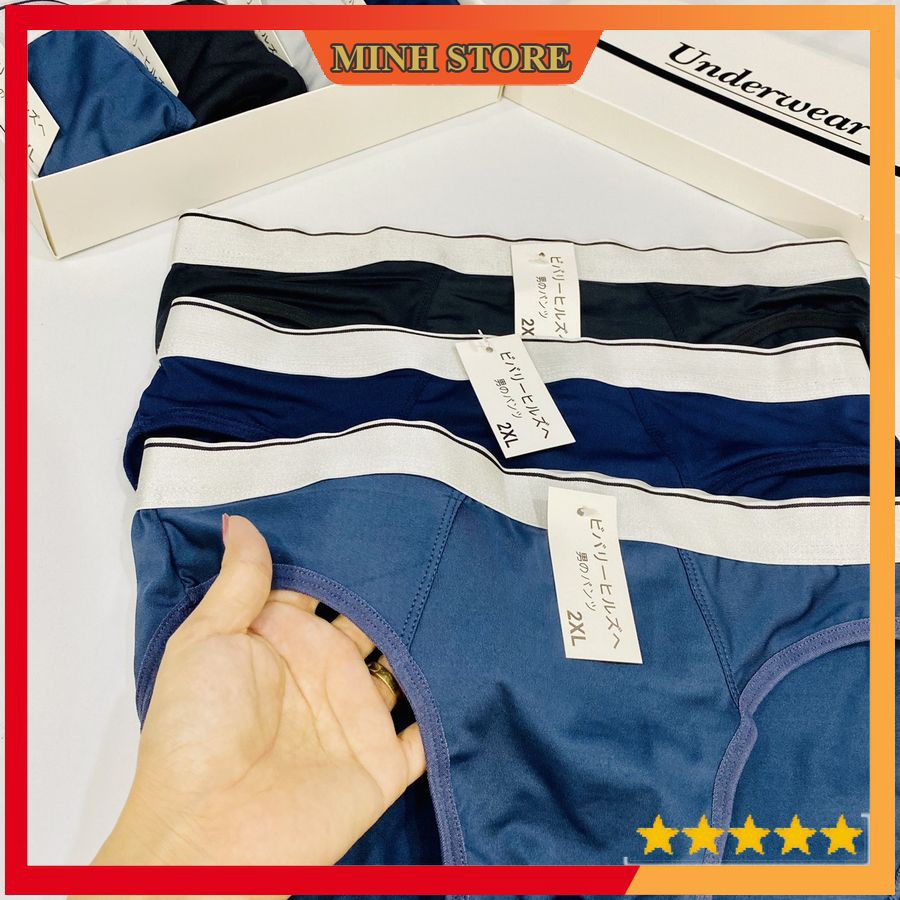 Quần lót nam tam giác thun lạnh cao cấp, Quần sip nam tam giác chéo thun lạnh co dãn 4 chiều - MS66