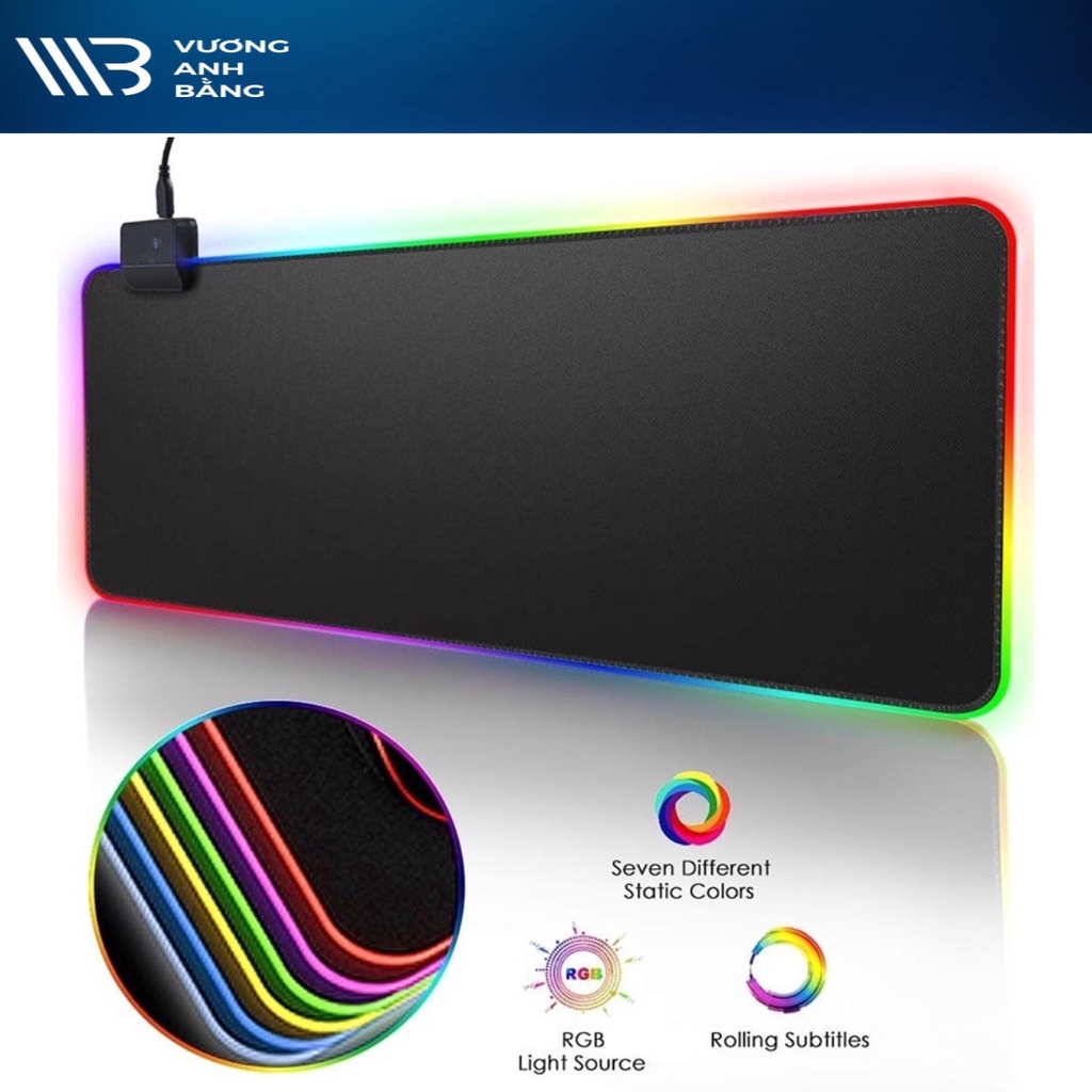 LÓT CHUỘT PAD MOUSE IMICE LED RGB FULL BOX (800x300x3 mm)