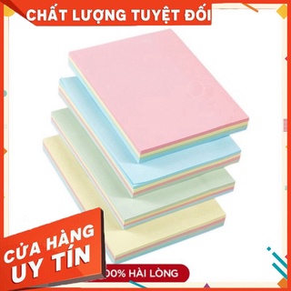 Giấy Note Ghi Nhớ Combo 2 Xấp  - Sticky Note 4 Màu Pastel - 100 Tờ Đủ Size BAOKE TZ2003/ TZ2004/ TZ2005