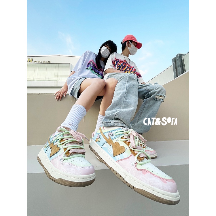 Giày Cat & Sofa Chính Hãng 🔴SIMPLE SNEAKER🔴 Giày Sneaker Cat Sofa "Bing Chilling" Phong Cách Đường Phố