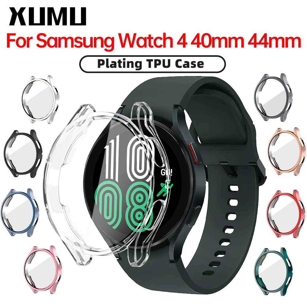Ốp bảo vệ màn hình bằng TPU silicon mềm chống trầy cho Samsung Galaxy Watch 4 40mm 44mm