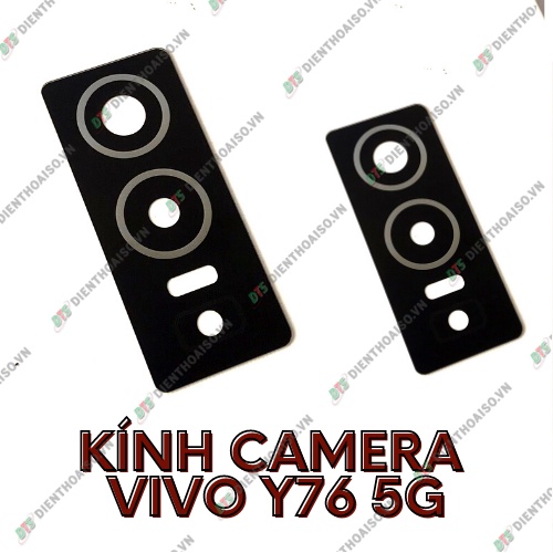 Mặt kính camera vivo y76 5g có sẵn keo