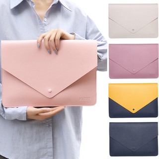 Túi da pu đựng laptop chống thấm nước cho 11 13,3 14 15.6 inch
