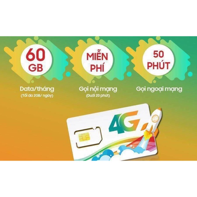 SIM 4G viettel v90 miễn phí 60GB/tháng, miễn phí gọi nội mạnh
