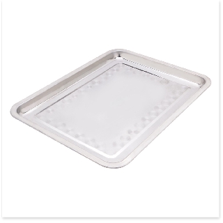 Khay Inox Cạn (30 x 40 cm)
