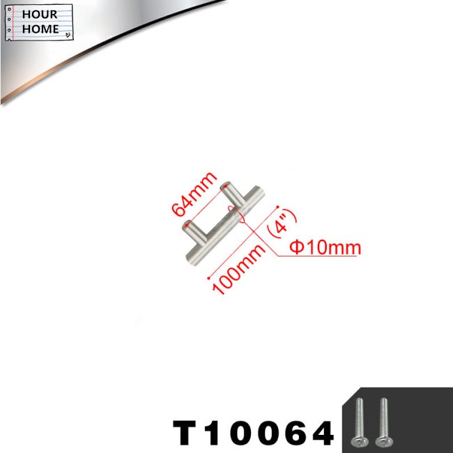 Tay Nắm Cửa Tủ Hình Chữ T Bằng Thép Không Gỉ