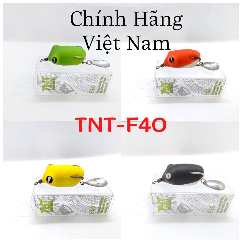 Mồi lure nhái hơi F40 - Hàng Chính Hãng TNT chuyên săn lóc,vược mú hanh siêu nhậy